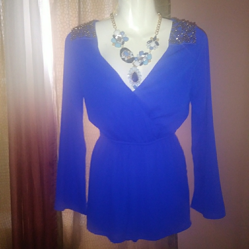 Long Sleeved Dress Romper